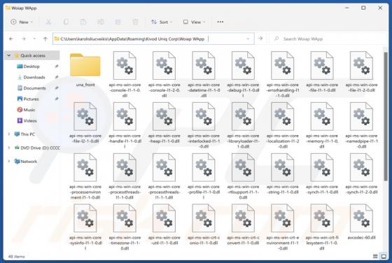 Woiap WApp Aplicação não desejada