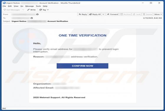 Fraude por Email One Time Verification
