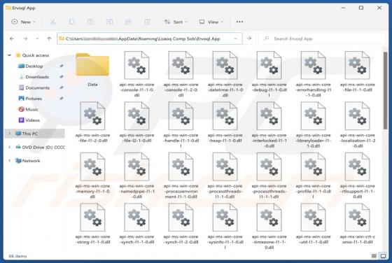 Ervoql App Aplicação indesejada