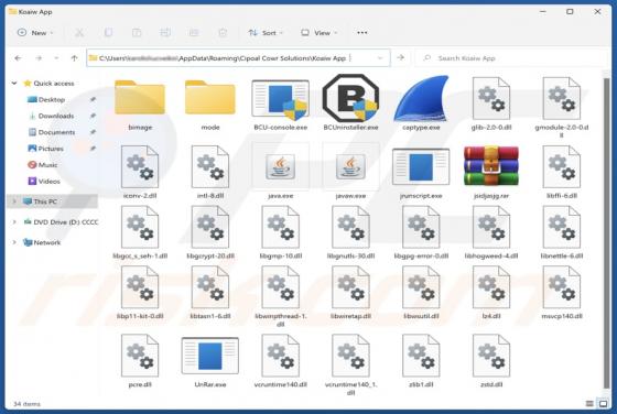Koaiw App Aplicação indesejada