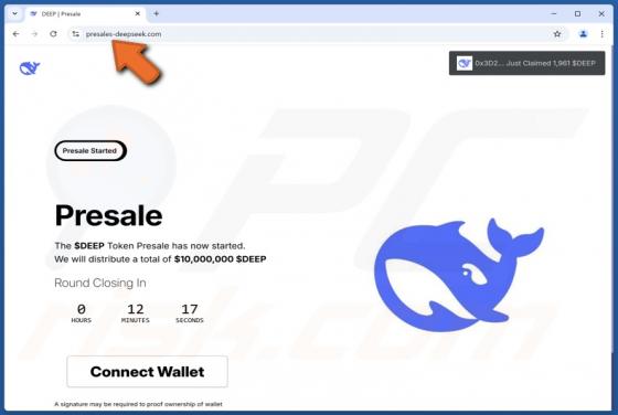 $DEEP Token Presale Fraude