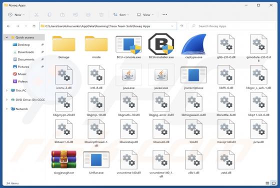 Roxaq Apps Aplicação indesejada