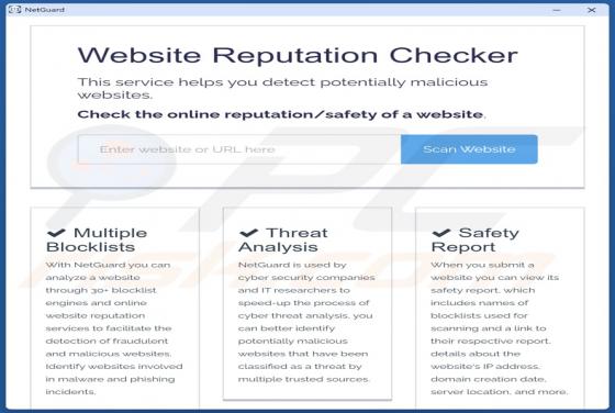 NetGuard aplicação potencialmente indesejada