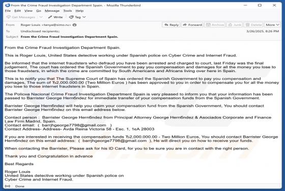 Fraude por Email Internet Fraudsters Arrested