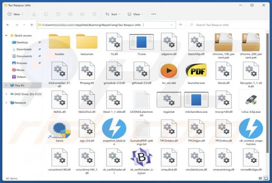Tao Raiqsuv Utils Aplicação indesejada