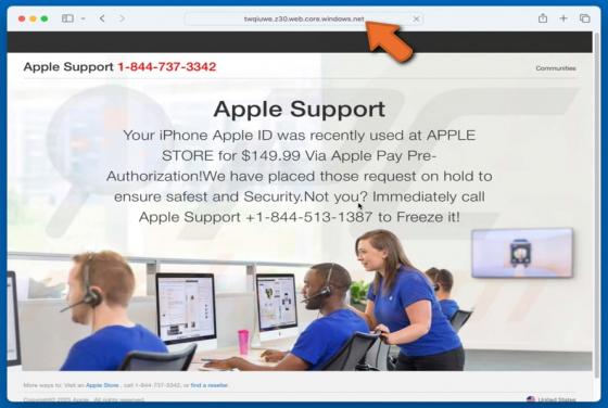 Your Apple ID Was Recently Used At APPLE STORE POP-UP fraude (Mac)