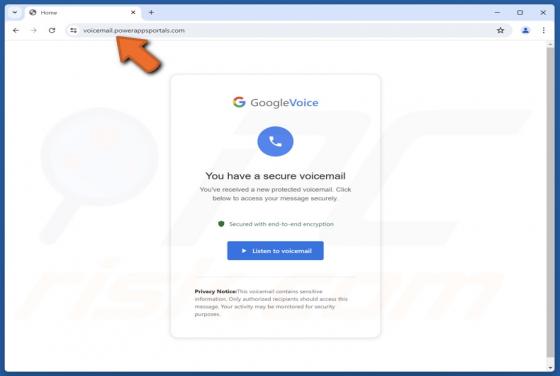 Google Voice POP-UP Fraude