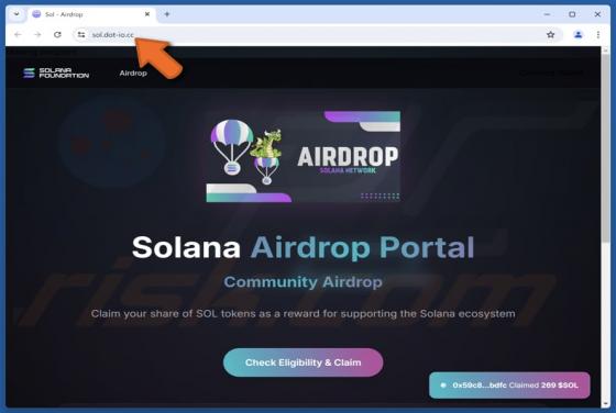 Solana Community Airdrop Fraude