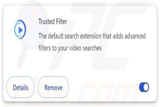 Trustedfiltersearch.com Redirecionar