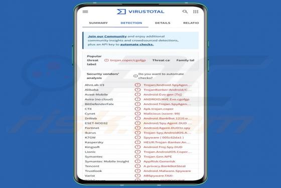 Trojan bancário Massiv (Android)