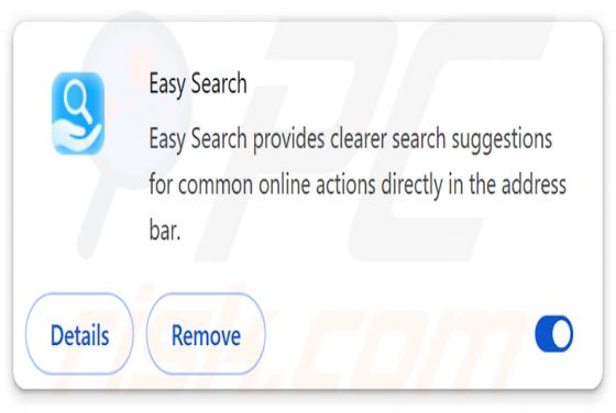 Redirecionamento Easysearching.net