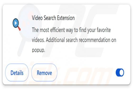 Video Search Extension Sequestrador de Navegador
