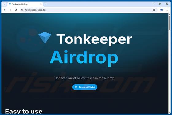Tonkeeper Airdrop golpe