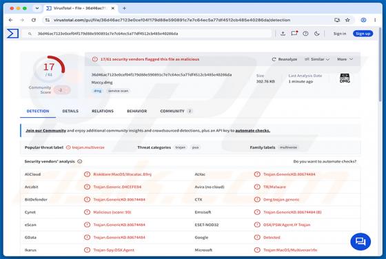 Malware PamStealer (Mac)