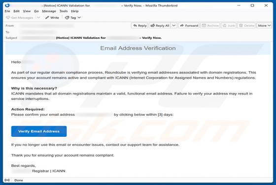 Roundcube Domain Registration Email Verification golpe