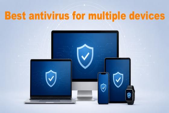 Melhor software antivírus para múltiplos dispositivos em 2026 | Top 5 escolhas
