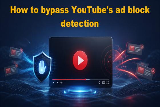 Como contornar a deteção de bloqueadores de anúncios do YouTube em 2026