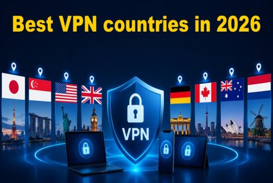 Melhores países para VPN em 2026: as localizações mais rápidas e privadas