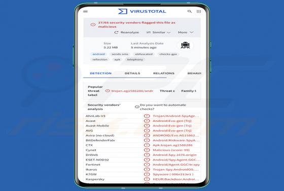 Malware Mantax Otax (Android)