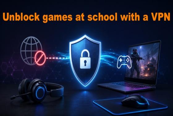 Como desbloquear jogos na escola com uma VPN em 2026