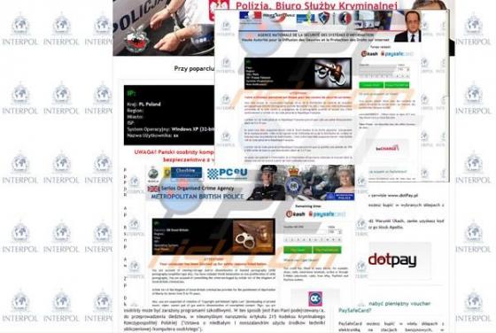 Vírus Interpol O seu computador foi bloqueado