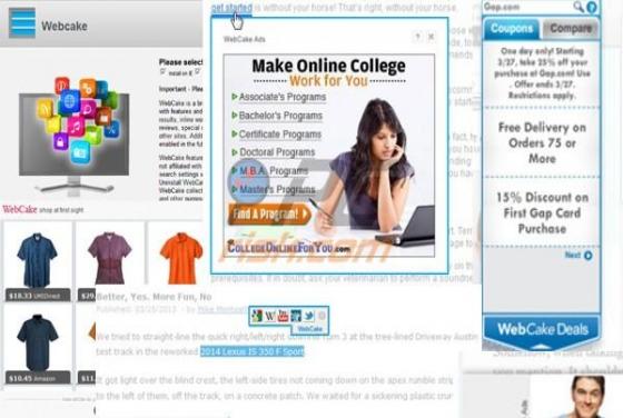 Anúncios Pop-Up por WebCake