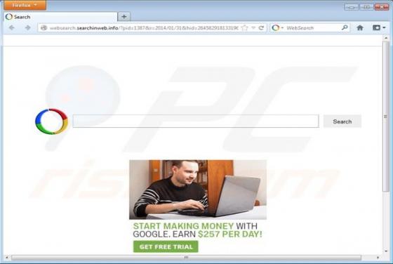 Redirecionamento Searchinweb.info