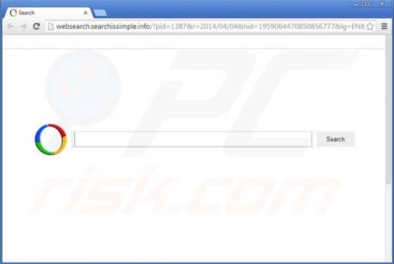 Vírus Websearch.searchissimple.info