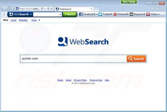 Redirecionamento WebSearch.com
