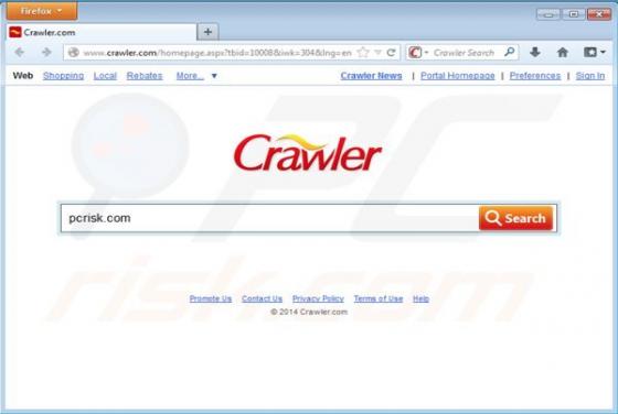 Redirecionamento Crawler.com