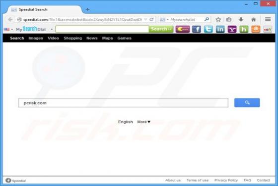 Redirecionamento Speedial.com