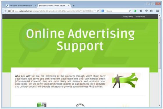 Anúncios Online Advertising Support
