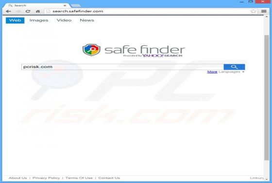 Redirecionamento Search.SafeFinder.com