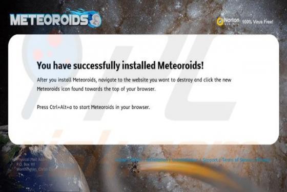 Anúncios Meteoroids