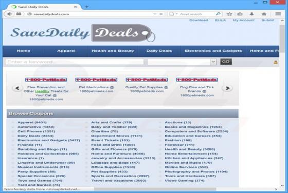 Anúncios SaveDailyDeals
