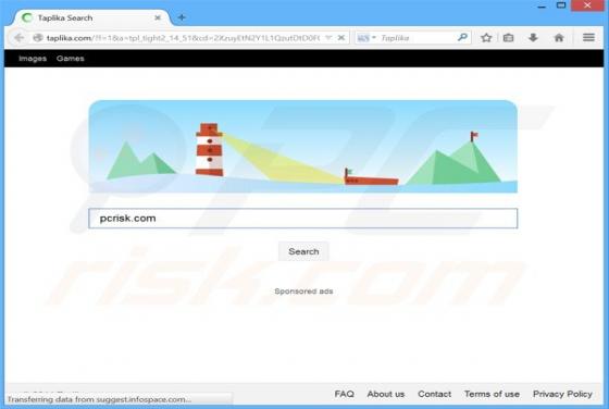 Sequestrador do Navegador Taplika.com