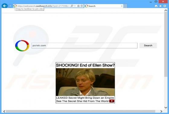 Redirecionamento Websearch.swellsearch.info