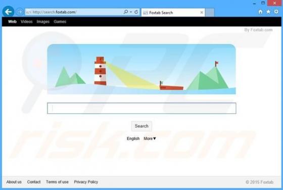 Redirecionamento search.foxtab.com