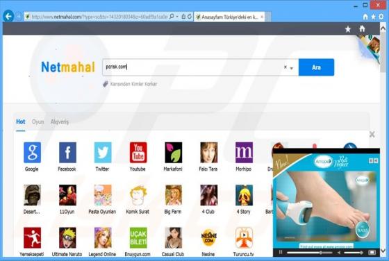 Redirecionamento Netmahal.com