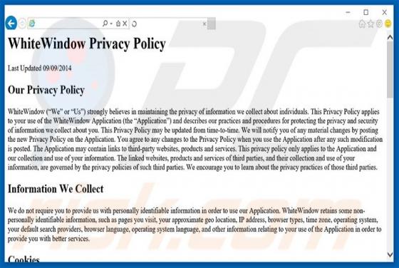 Adware WhiteWindow