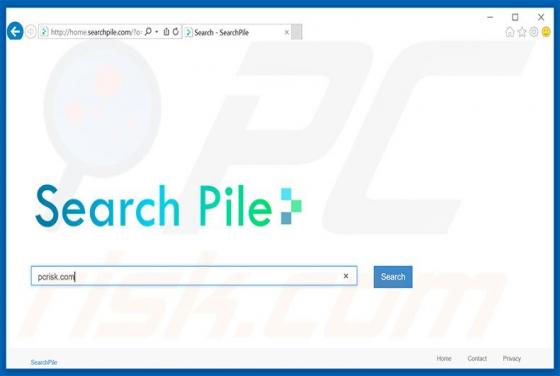 Redirecionamento Home.searchpile.com