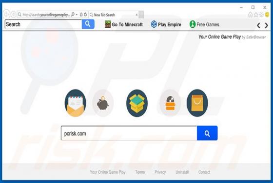 Redirecionamento Search.youronlinegameplay.com