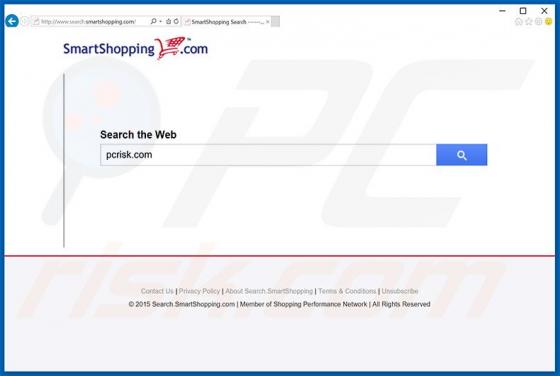 Redirecionamento search.smartshopping.com