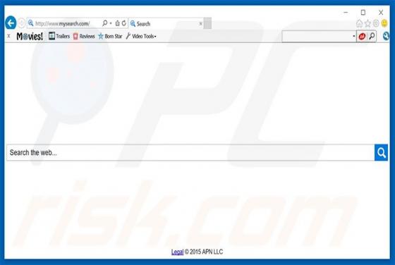 Redirecionamento Mysearch.com