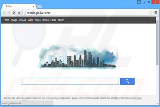Redirecionamento search.golliver.com