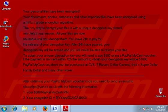 Ransomware CryptInfinite
