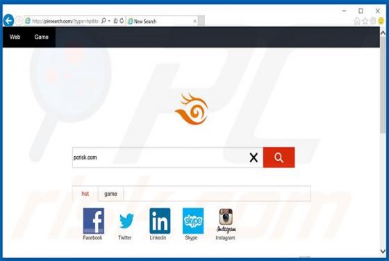 Redirecionamento Piesearch.com