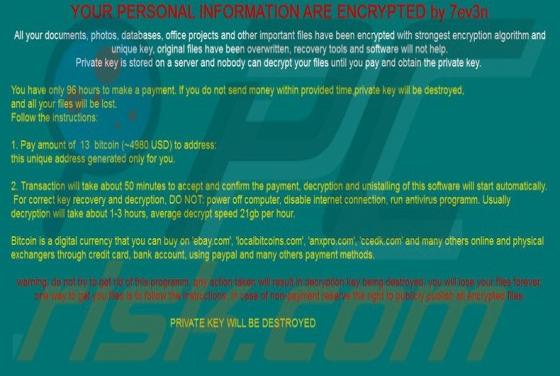 Ransomware 7ev3n