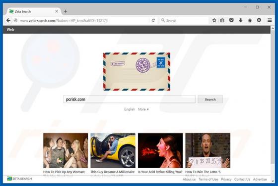 Redirecionamento Zeta-search.com