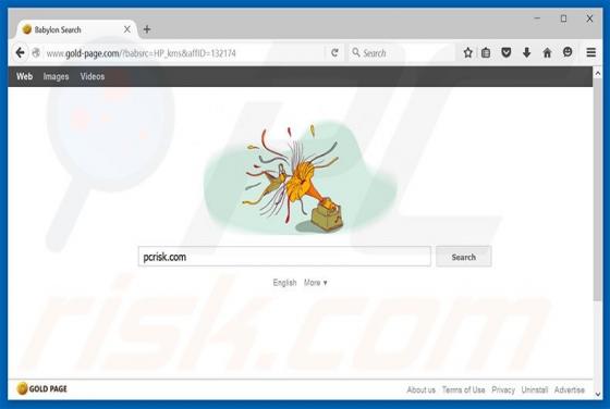 Redirecionamento Gold-page.com